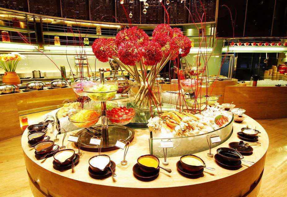 Wyndham Grand Plaza Royale Oriental Шанхай Ресторан фото